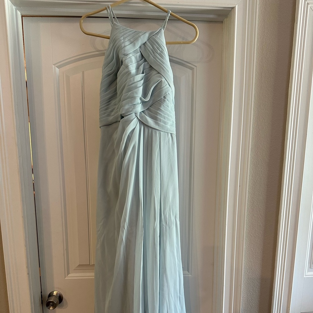 Azazie Light Blue Prom/ bridesmaid Dress